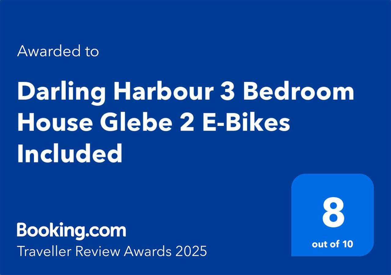 Darling Harbour 3 Bedroom House Glebe 2 E-Bikes Included Sydney Exteriör bild